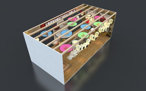 旅游食品展 展位設(shè)計(jì) 3d設(shè)計(jì) 效果圖